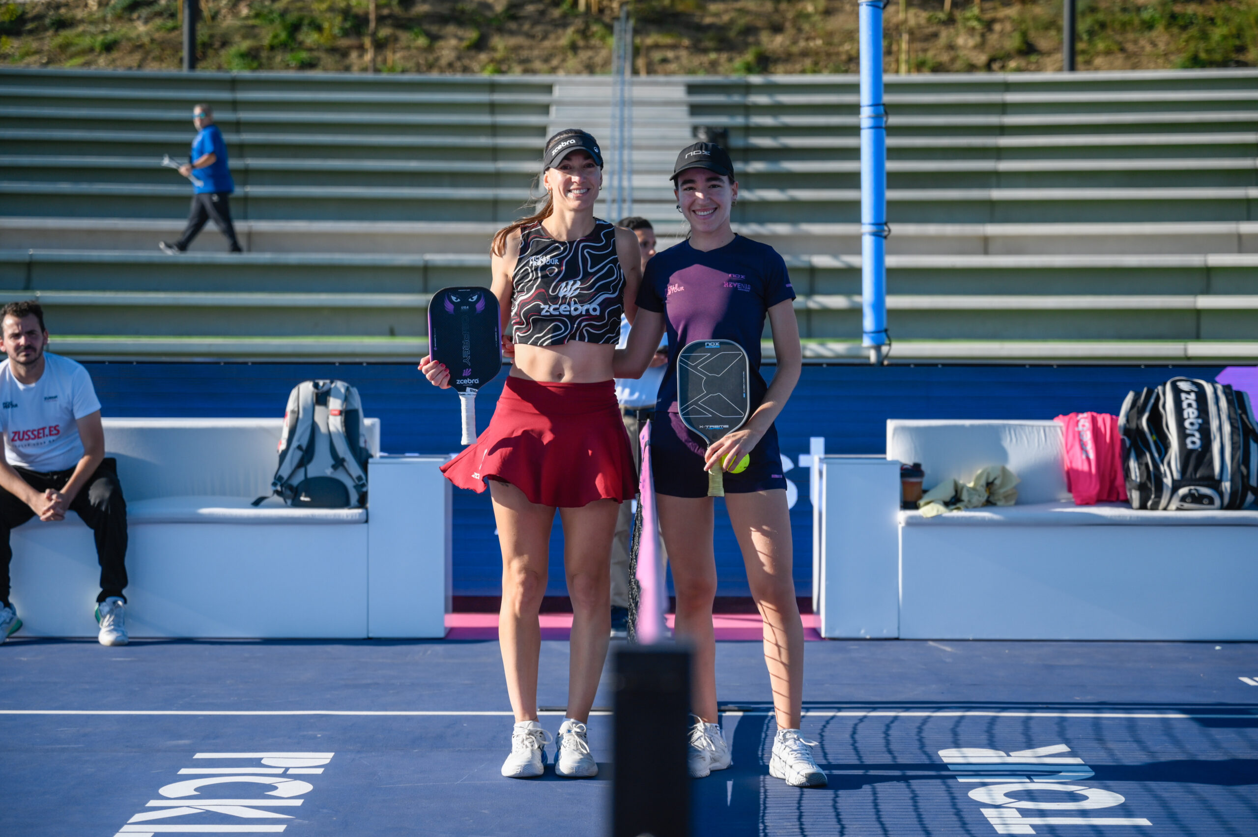 Menudas imágenes nos están dejando las semifinales del Mijas Open 2025