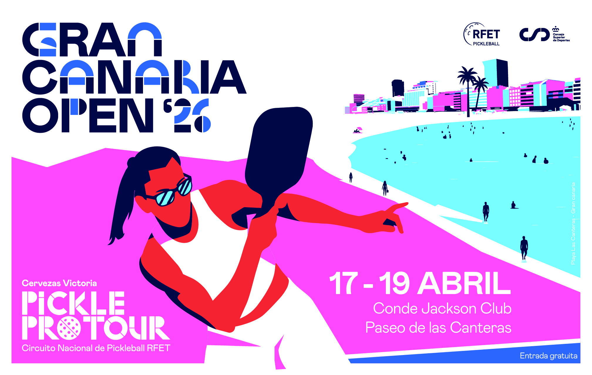 Abiertas las inscripciones para el Gran Canaria Open, primera parada de Pickle Pro Tour 2026