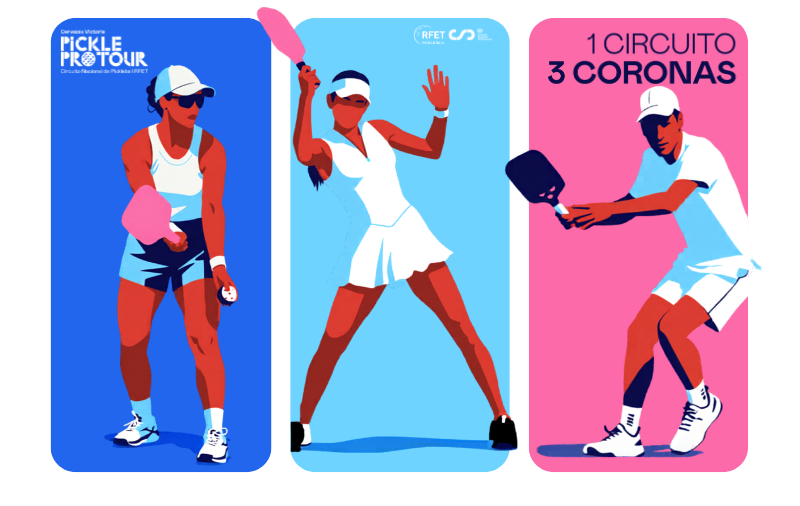 Los Campeones de España de pickleball saldrán del Pickle Pro Tour