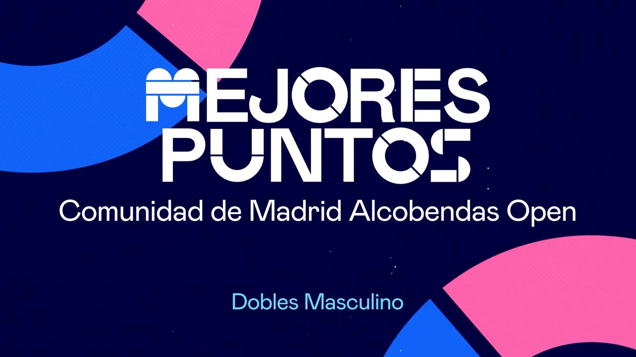 ¡Qué 3 puntazos! Son los mejores del cuadro Dobles Masculino en el Comunidad deMadrid Alcobendas Open